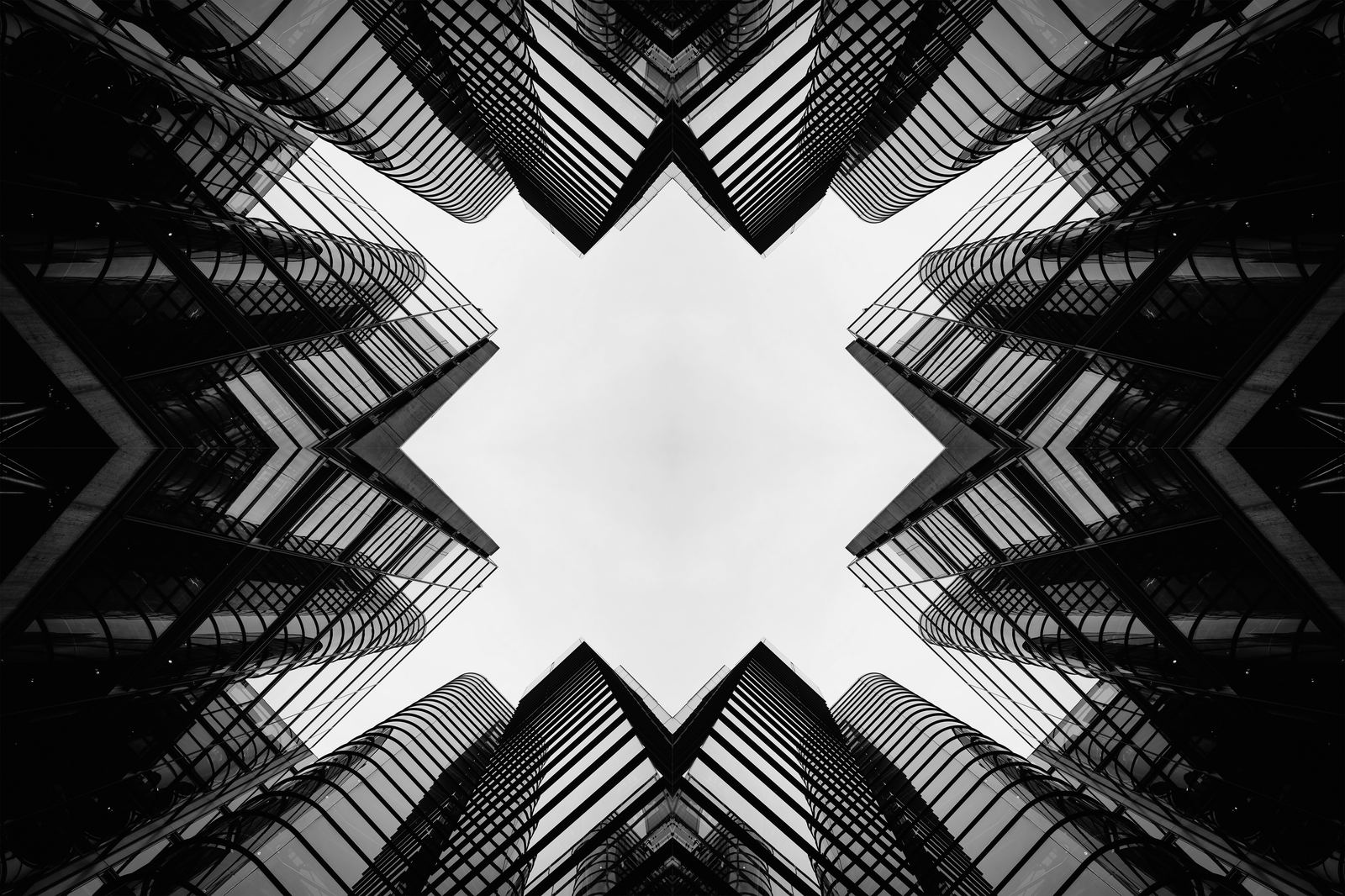 Abstrakte Struktur als Bildsprache für formale Angaben